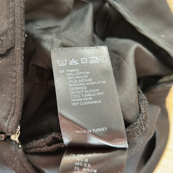 Reiss Side Zip Nancy Slim Tapered Flat Front Ankle Zip Pants - Picture 10 of 10